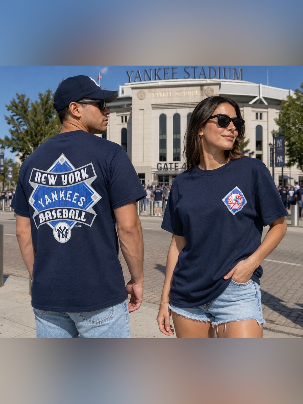 Fanatics-NWT New York Yankees Graphic Tee Size Small UNISEX
